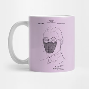 Coronavirus Face Mask Man Mug